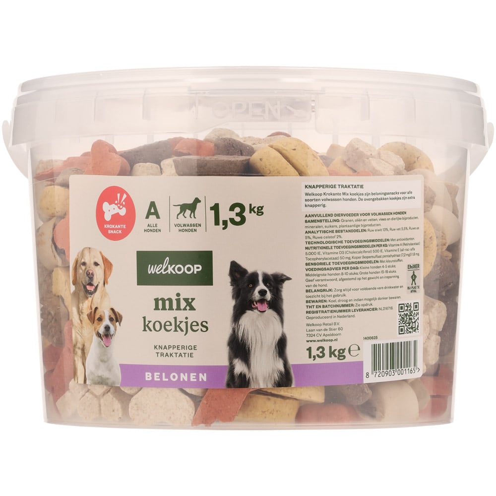 Welkoop Mix - Hondenkoekjes - 1.3 Kilogram