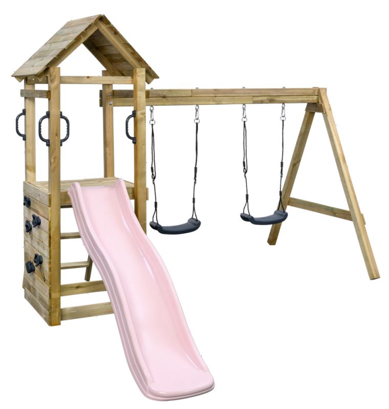 Swing King Maria - Speeltoestel - Roze - Hout