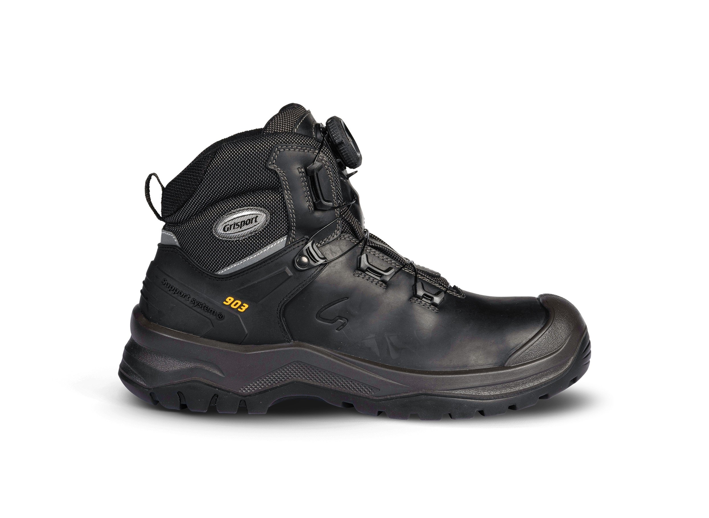 Grisport 903 - Werkschoenen - met Boa sluiting - Zwart - 48