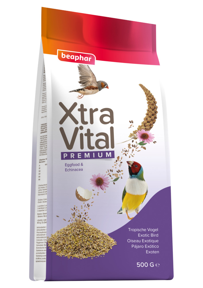 Beaphar Xtra Vital  Tropische Vogel - Vogelvoer - 500 Gram - Volledig voer