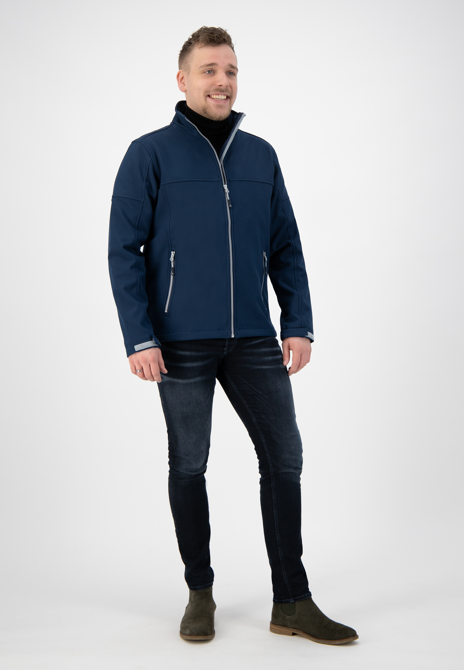Kjelvik Odense - Softshell jas - Donkerblauw - 2XS