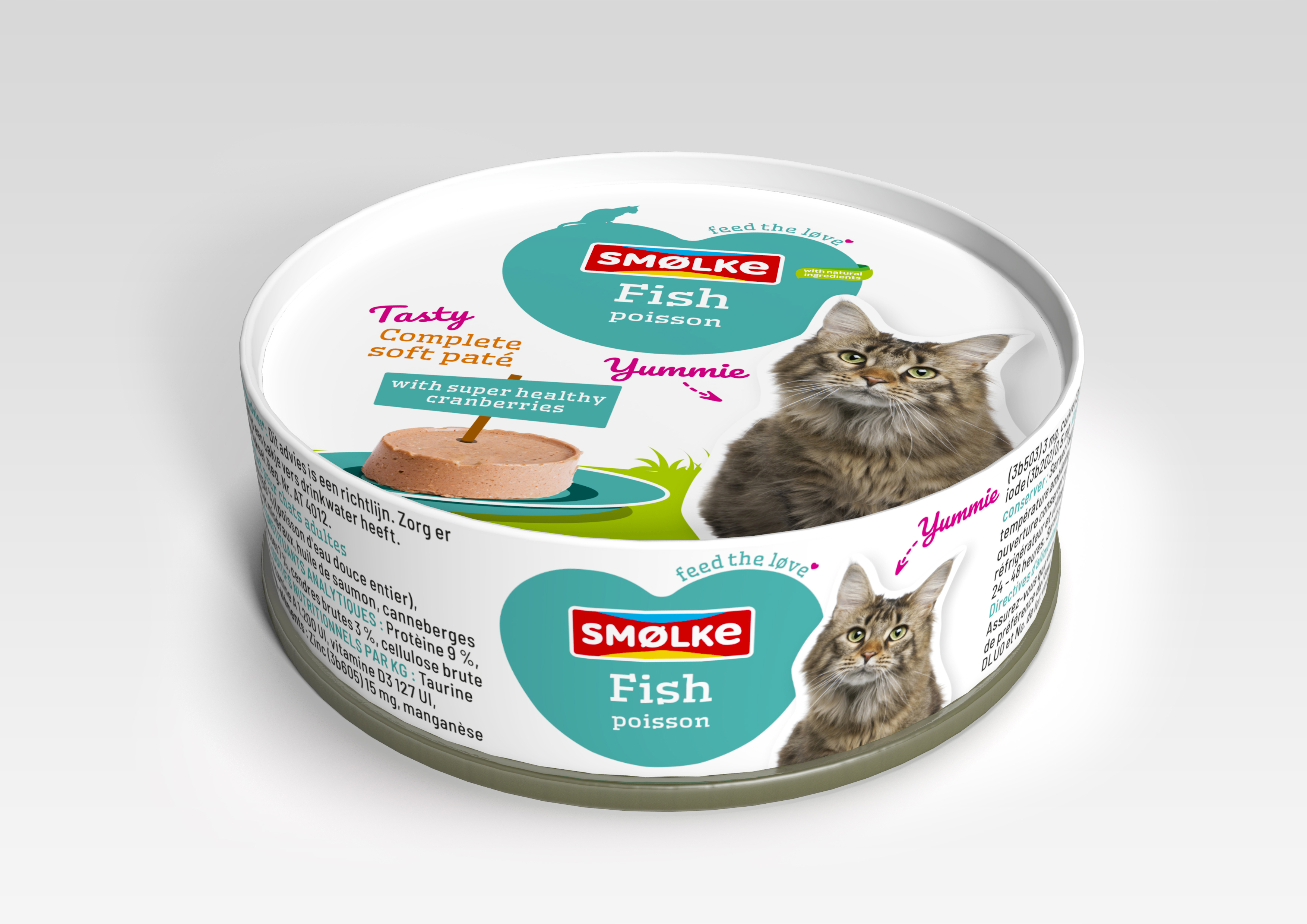 Smölke Soft Paté - Kattenvoer - 80 Gram - vis Smölke Soft Paté - Kattenvoer - 80 Gram - vis