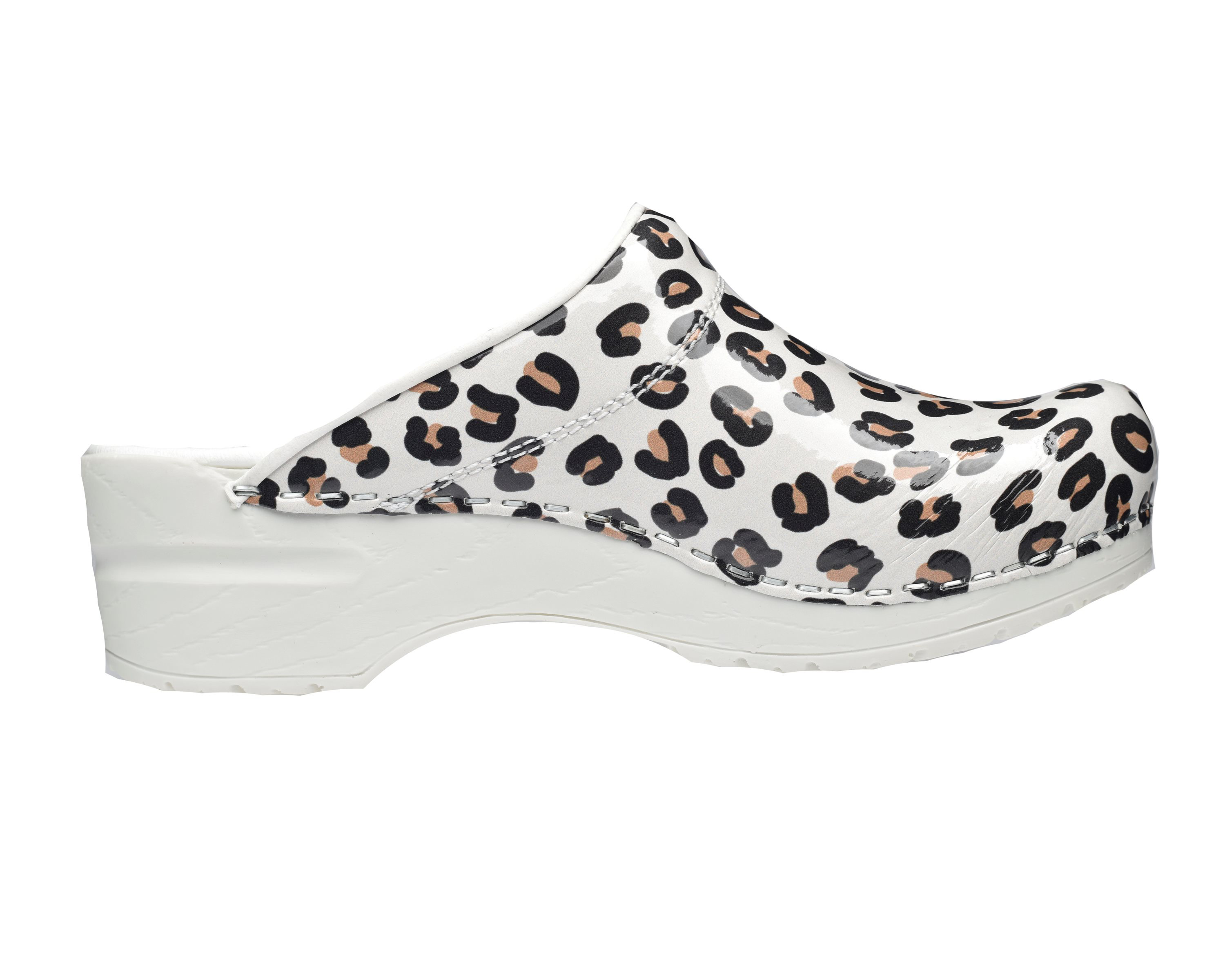 Sanita Flex 314 Wildlife Leopard - Klompen - Wit, Zwart - 36