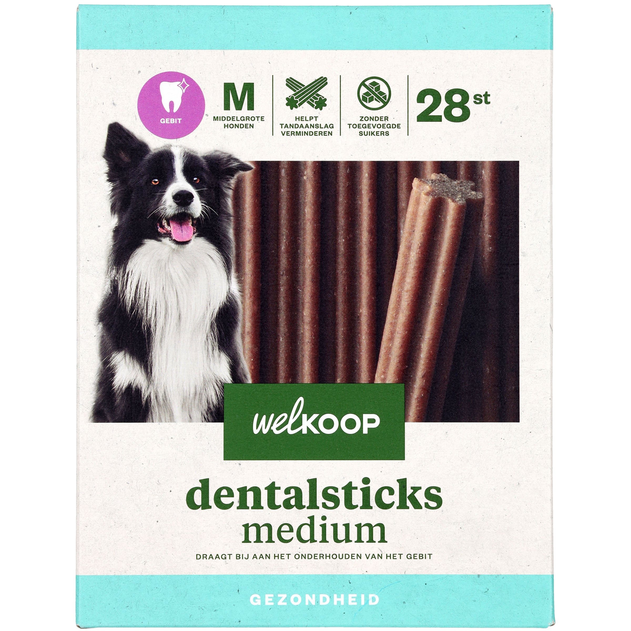 Welkoop Dentalsticks - Medium - Hondensnack - 1 Stuks - Gevogelte - Medium Welkoop Dentalsticks - Medium - Hondensnack - 1 Stuks - Gevogelte - Medium