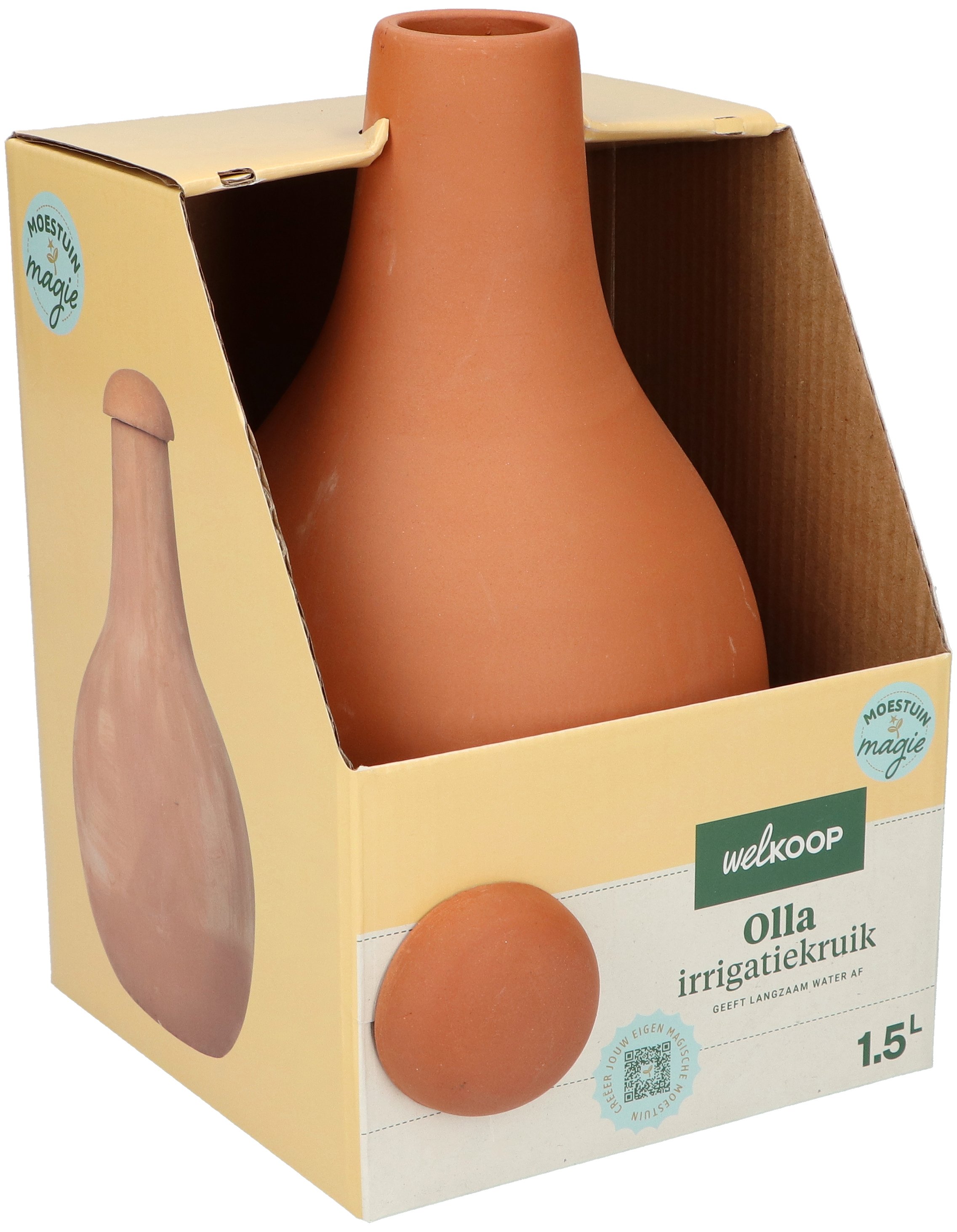 Welkoop Moestuin Magie Olla - Waterkruik - Oranje - 24x15x17.5 cm