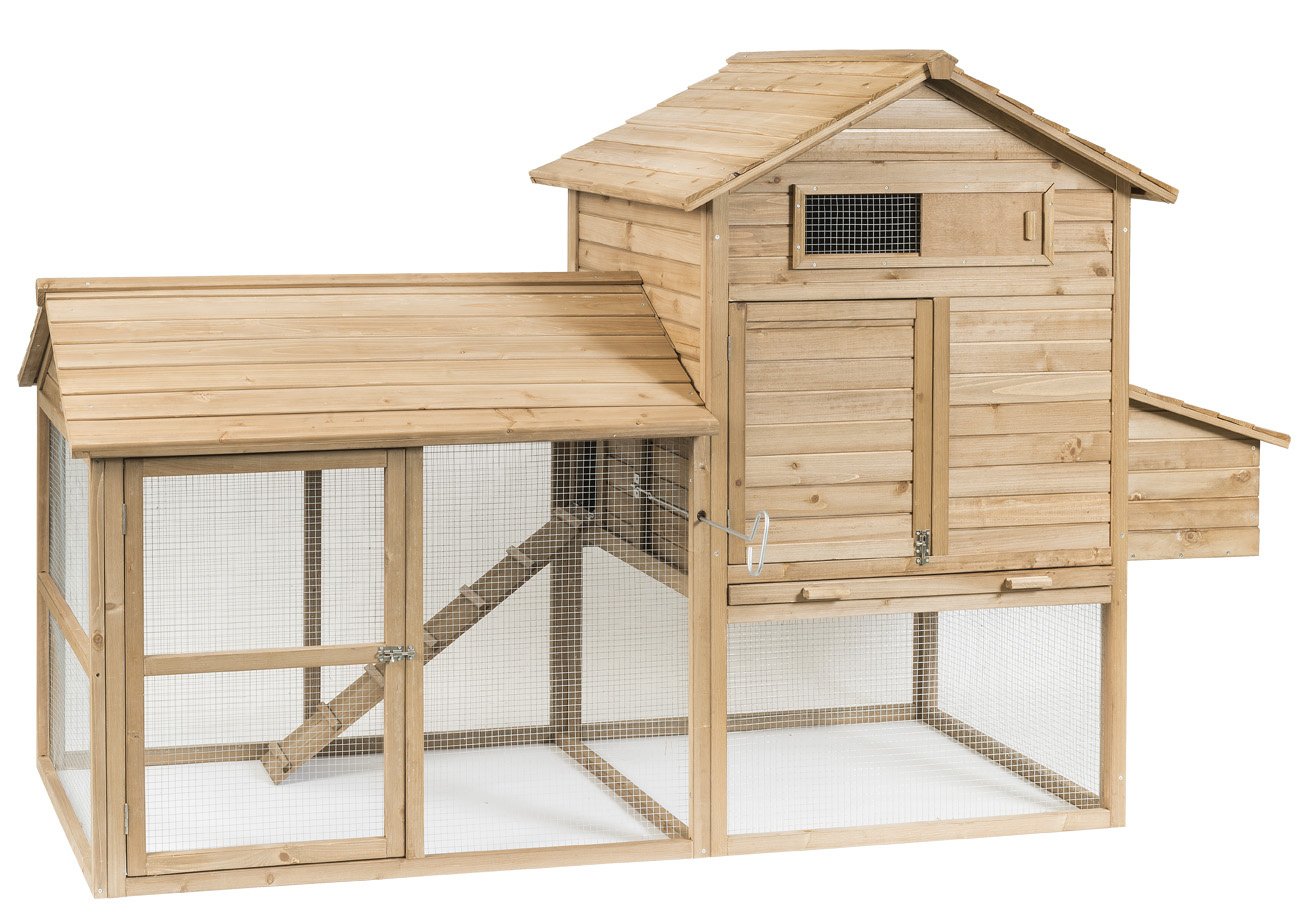 Holland - Kippenhok met ren - Bruin - Rechts
