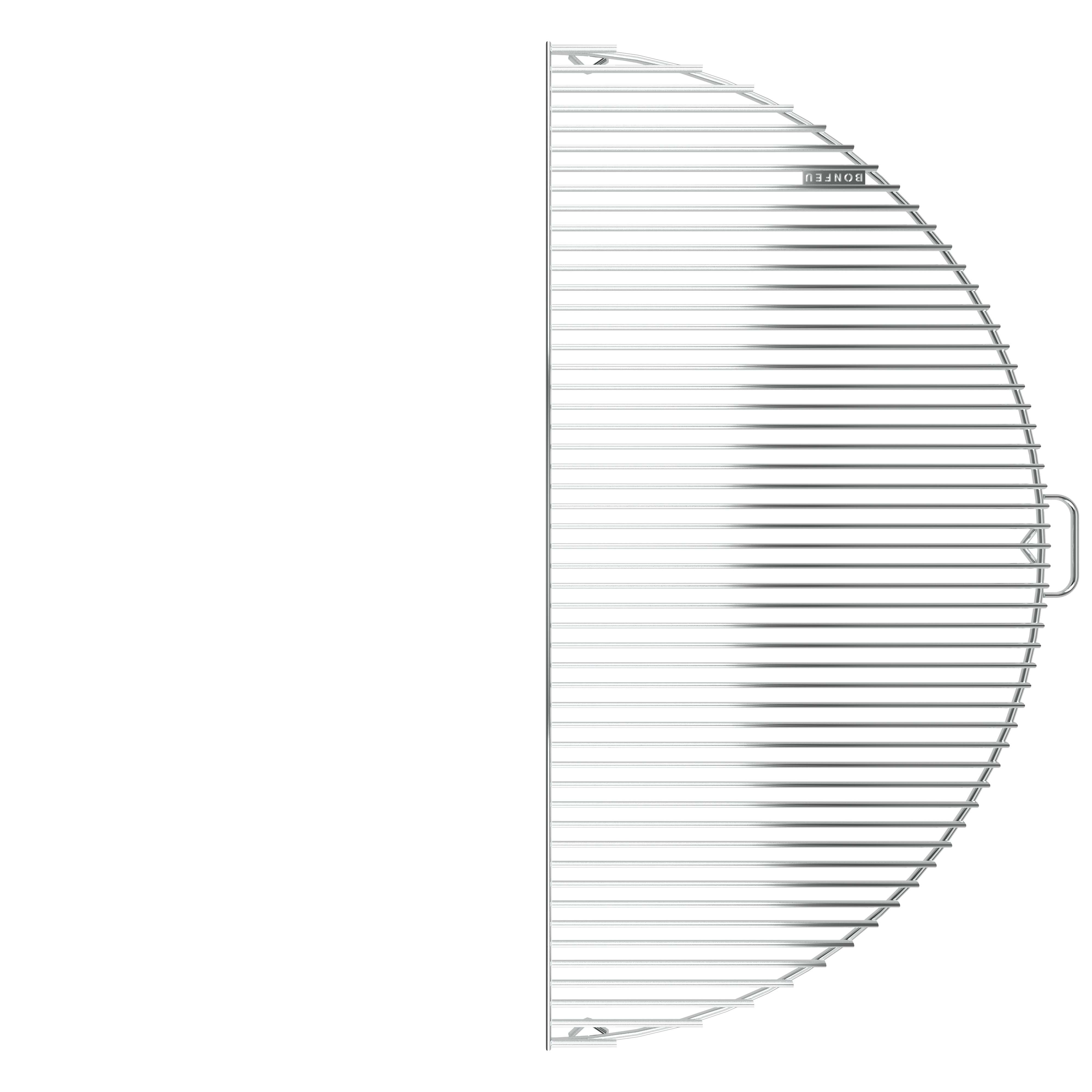 BonFeu Half - Grillrooster - Rond - Staal - 100 cm - Large
