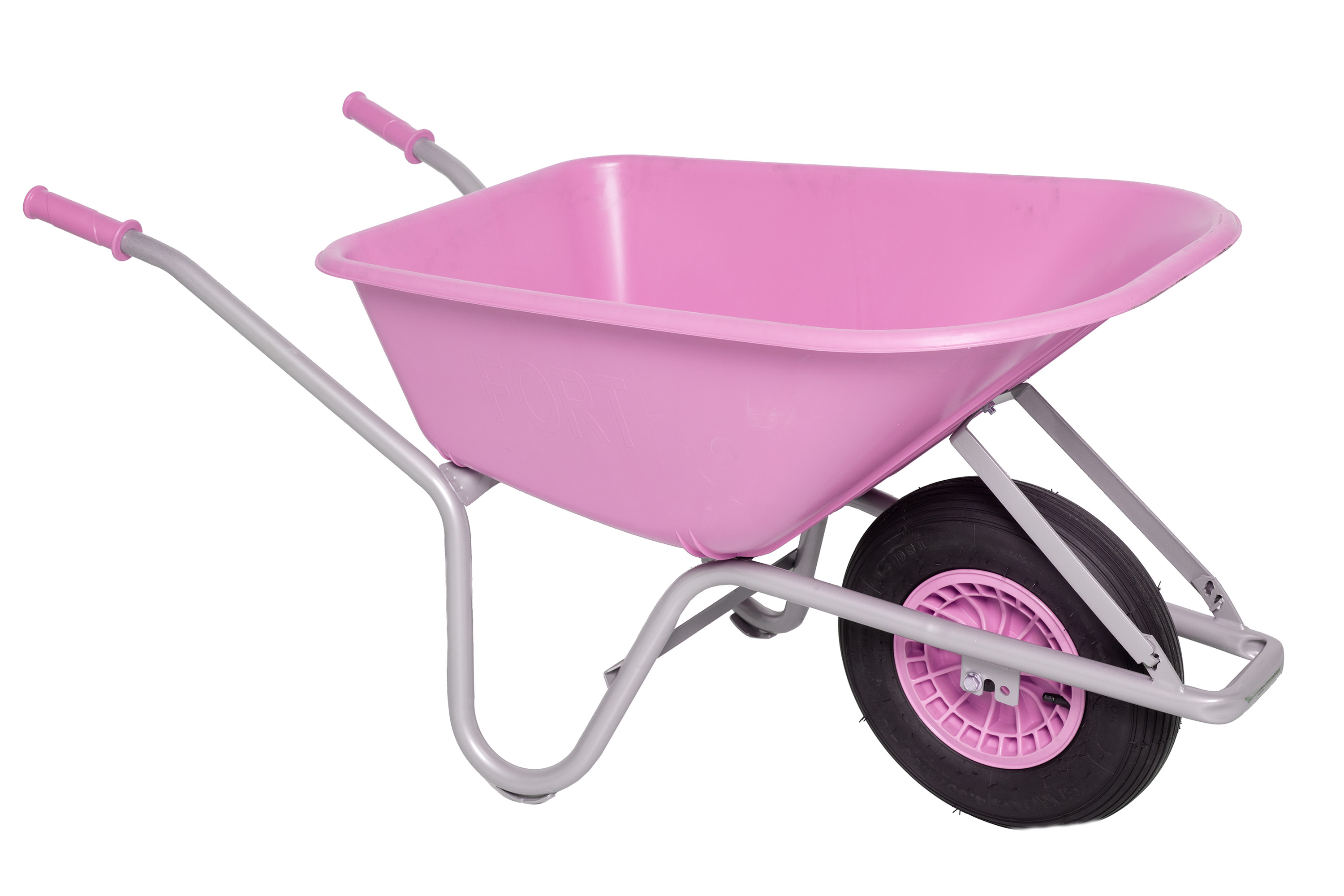 FORT TKA-100 - Kruiwagen - Roze - 100 liter - 13 cm