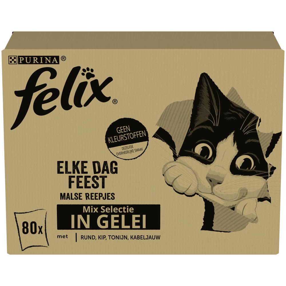 Felix kattenvoer soup selectie kabeljauw tonijn en schol - je