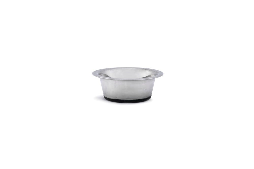 Beeztees Voer of drinkbak - Zilver - 13 cm