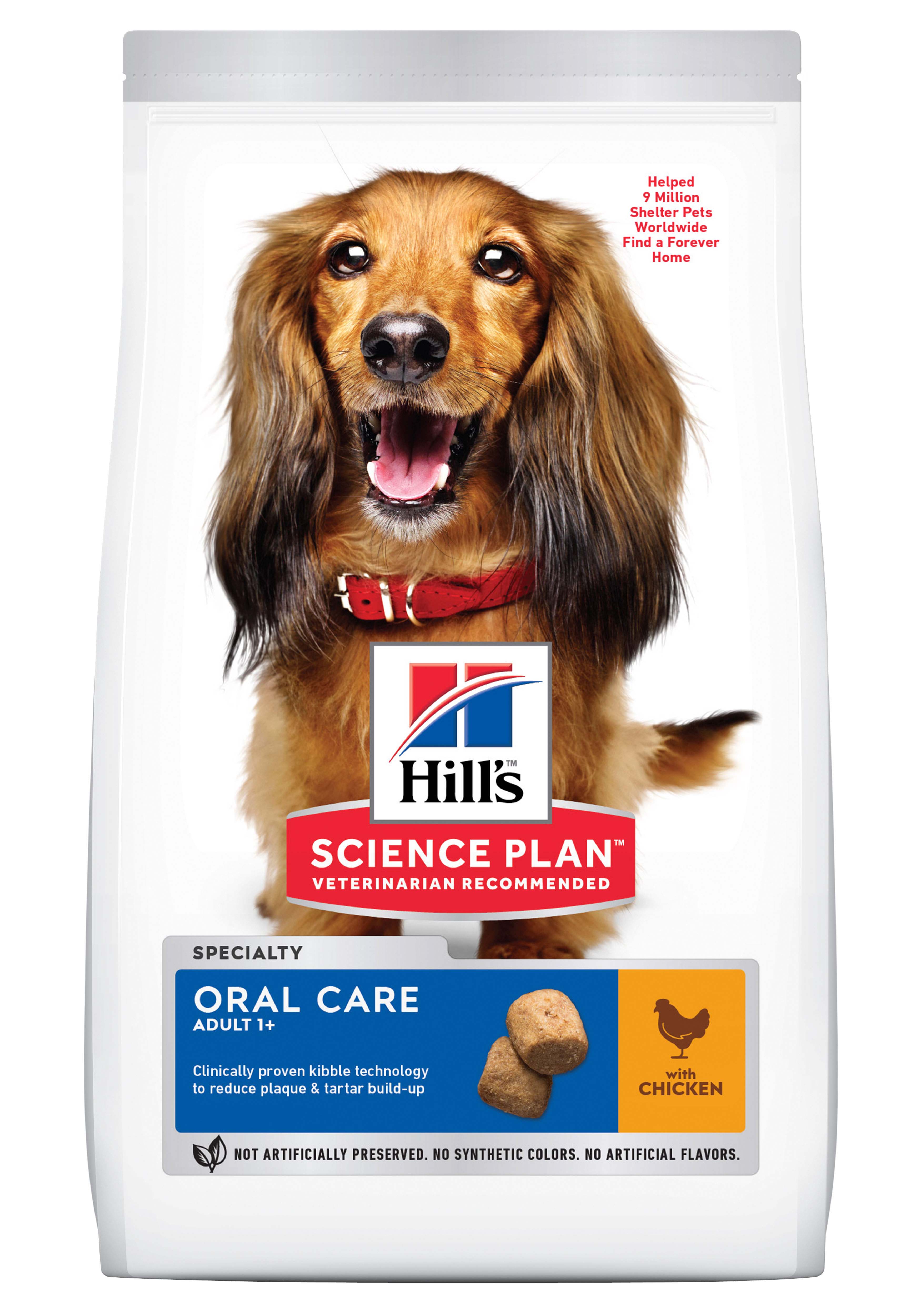 Hill's Science Plan Adult Oral Care - Hondenvoer - 12 Kilogram - kip Hill's Science Plan Adult Oral Care - Hondenvoer - 12 Kilogram - kip