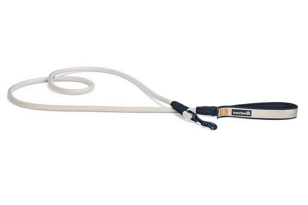 Beeztees Premium Parinca - Hondenriem - grijs - Medium - 1.2 cm - 180 cm
