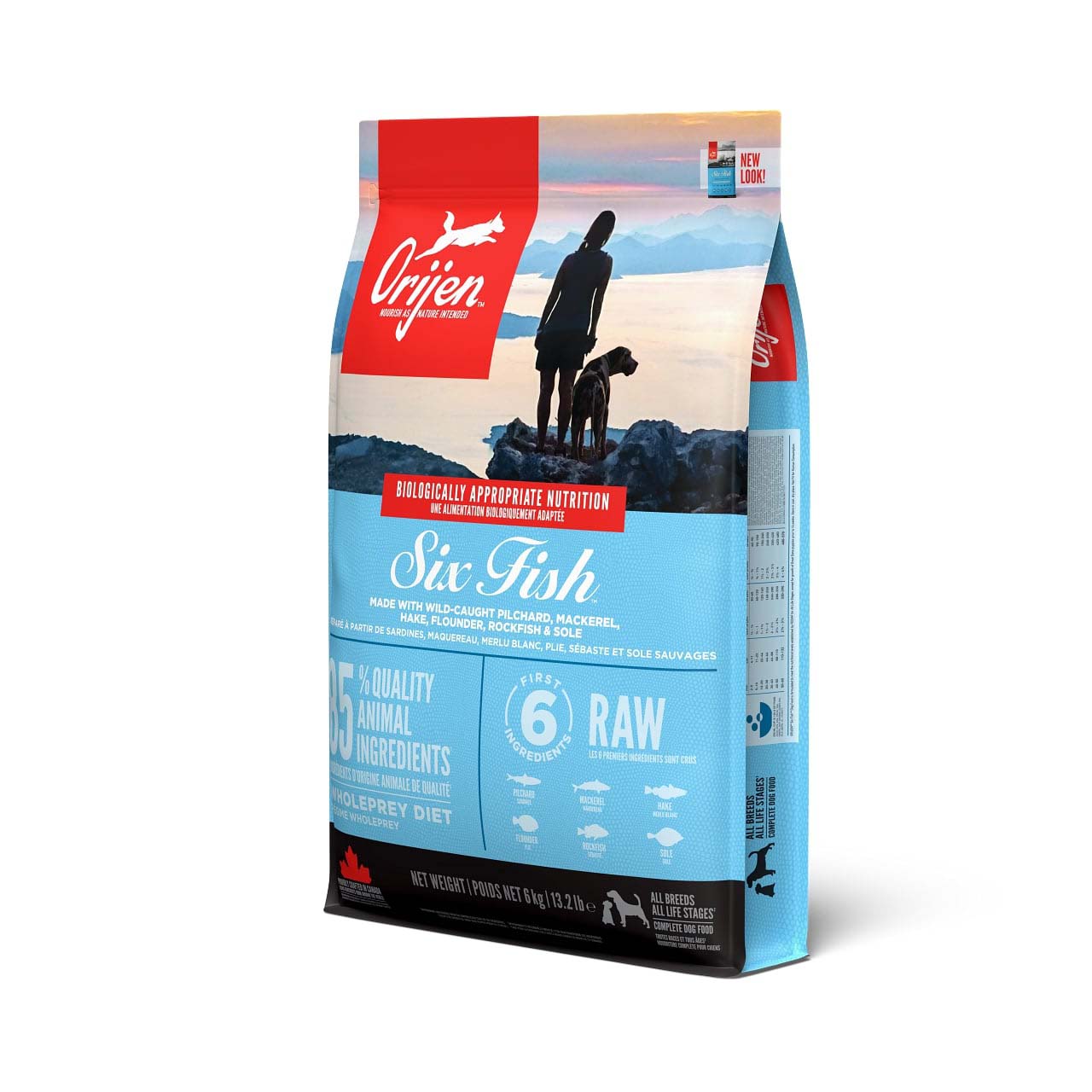 Orijen Six Fish Dog Whole Prey - Hondenvoer - 6 Kilogram - vis Orijen Six Fish Dog Whole Prey - Hondenvoer - 6 Kilogram - vis