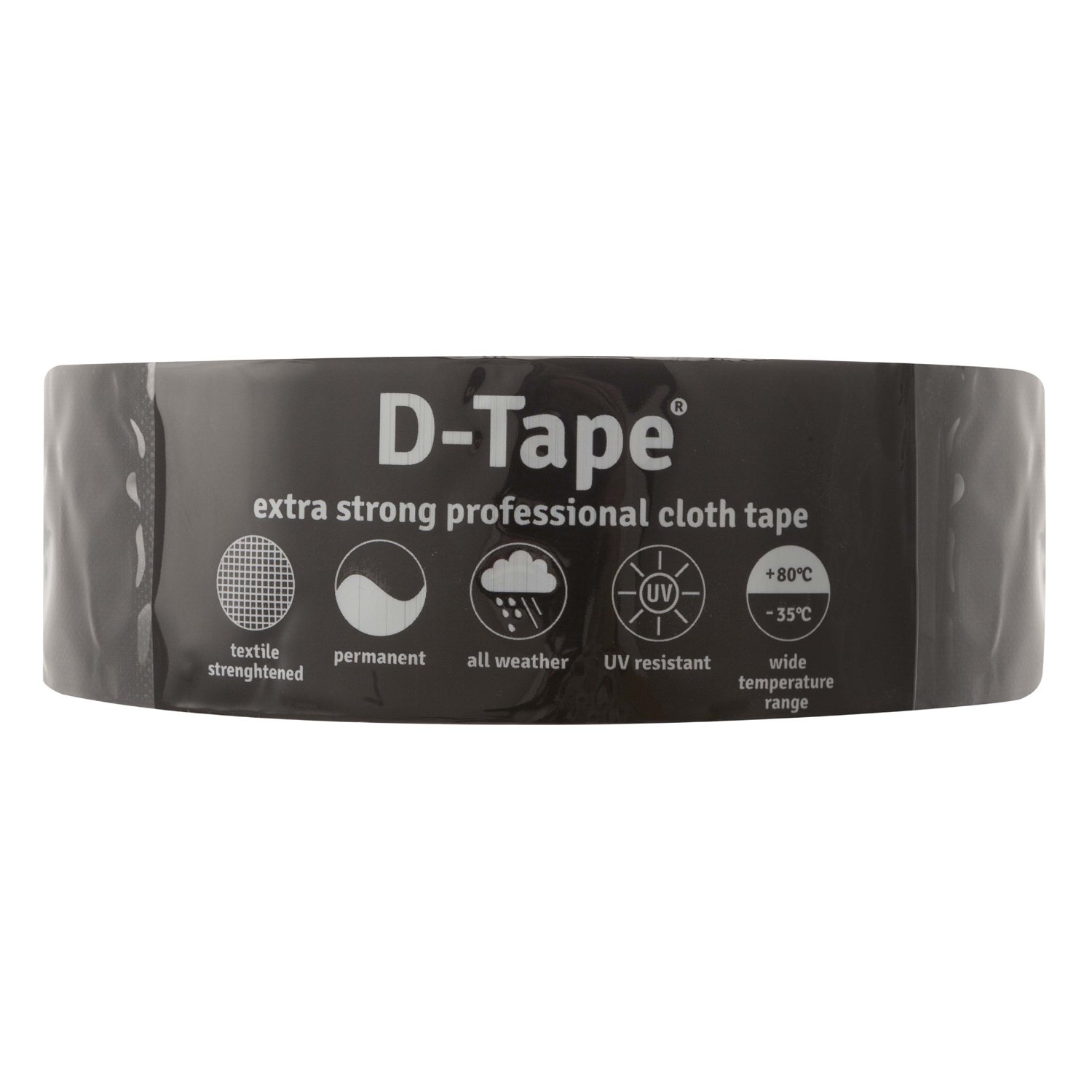 Deltafix D-tape Permanent 50mm 50m - Tape - 16x5x16 cm - Zwart - 50 cm Deltafix D-tape Permanent 50mm 50m - Tape - 16x5x16 cm - Zwart - 50 cm