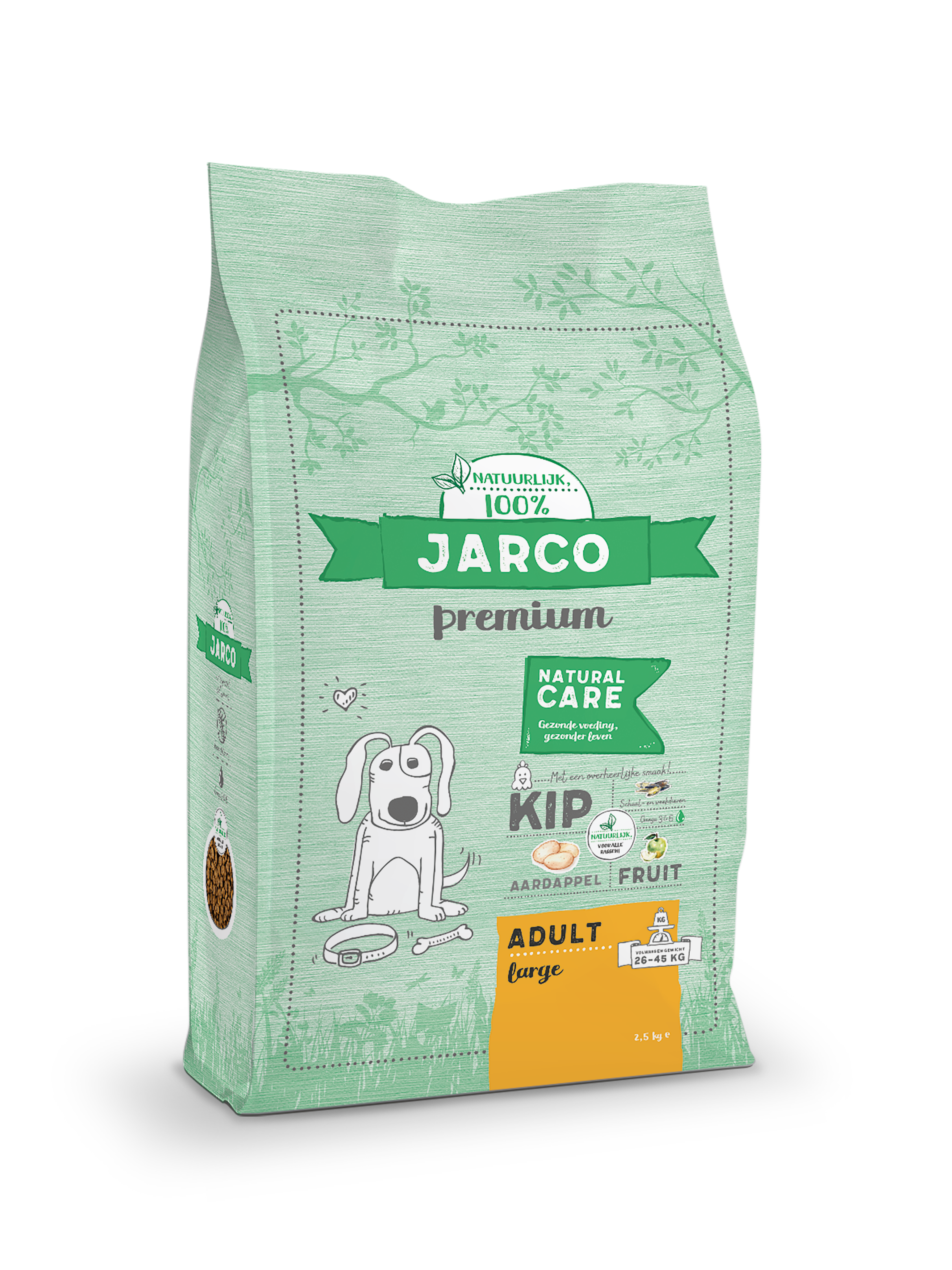 Jarco Dog Large Adult - Hondenvoer - 15 Kilogram - kip