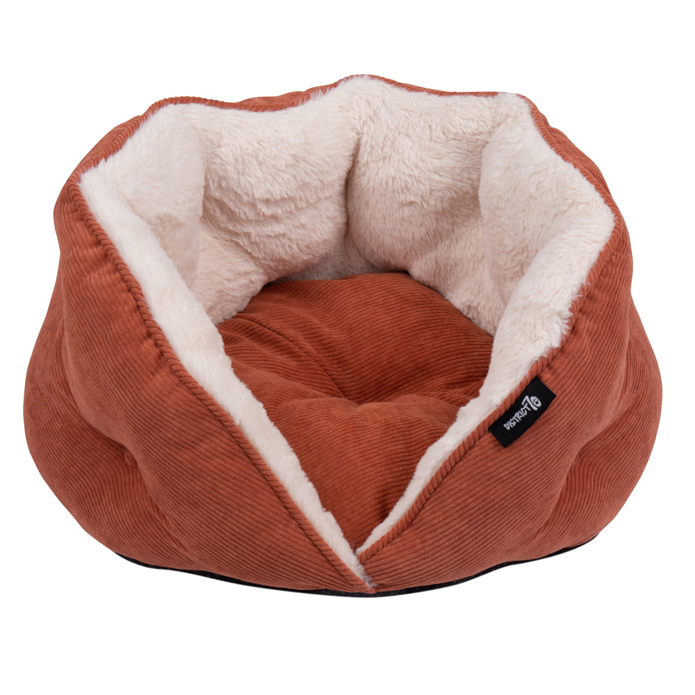 District 70 Tuck - Kattenmand - Terra/Roze - 50x50x30 cm