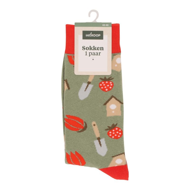 Welkoop Fun Tuin - Sokken - Groen - 35-38