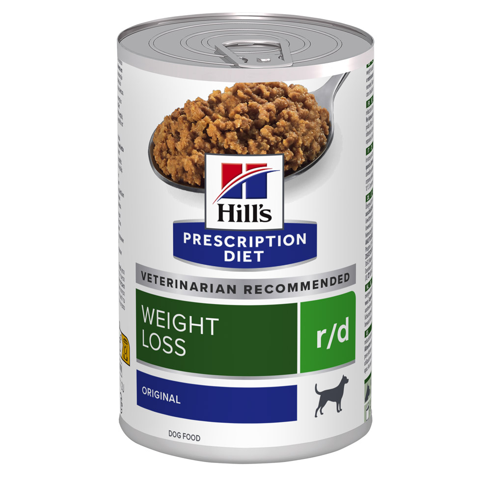Hill's Prescription Diet r/d Weight Reduction - Hondenvoer veterinair - 0.35 Kilogram - gevogelte