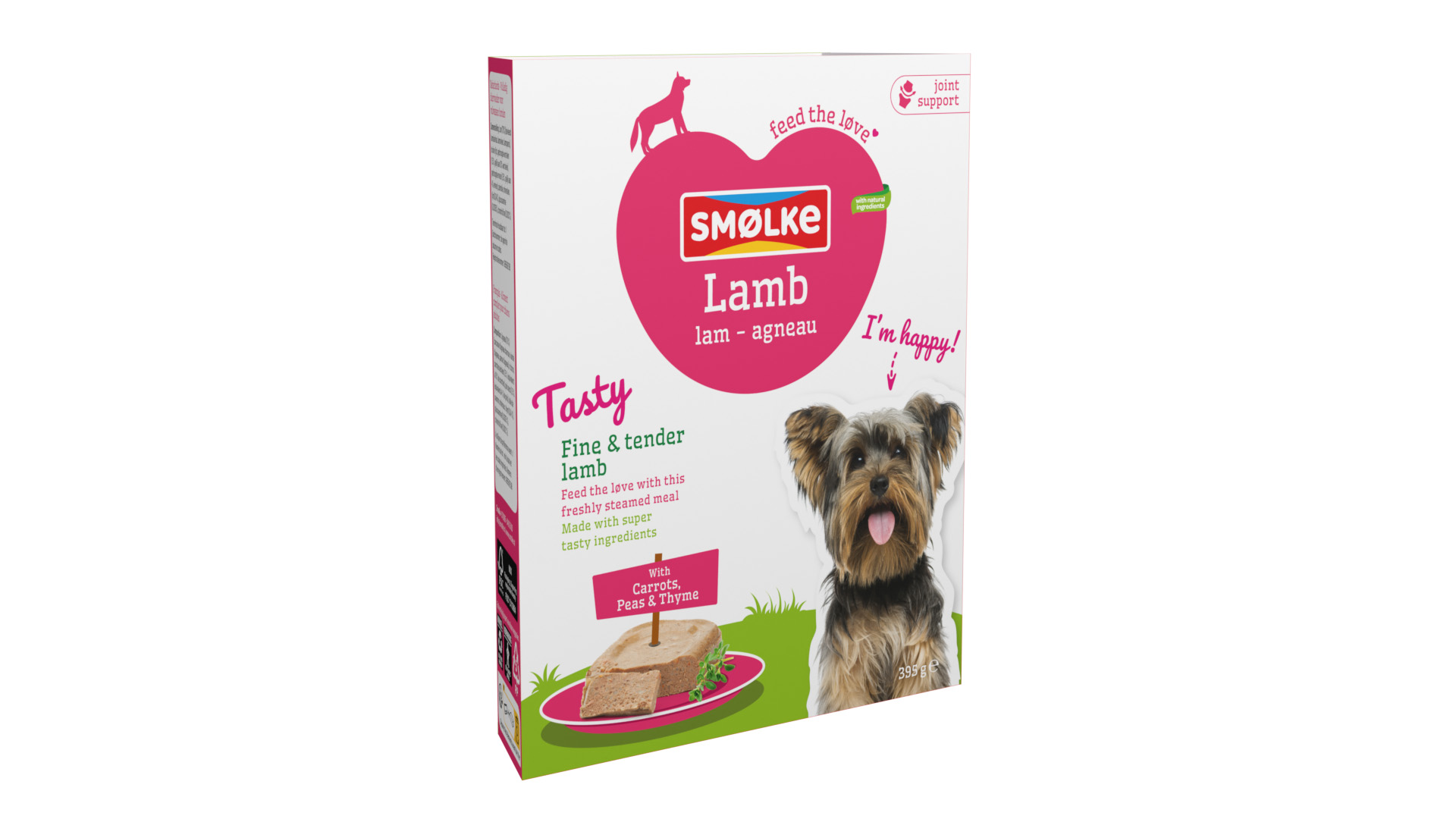 Smölke Vers Gestoomd - Hondenvoer - 395 Gram - lam