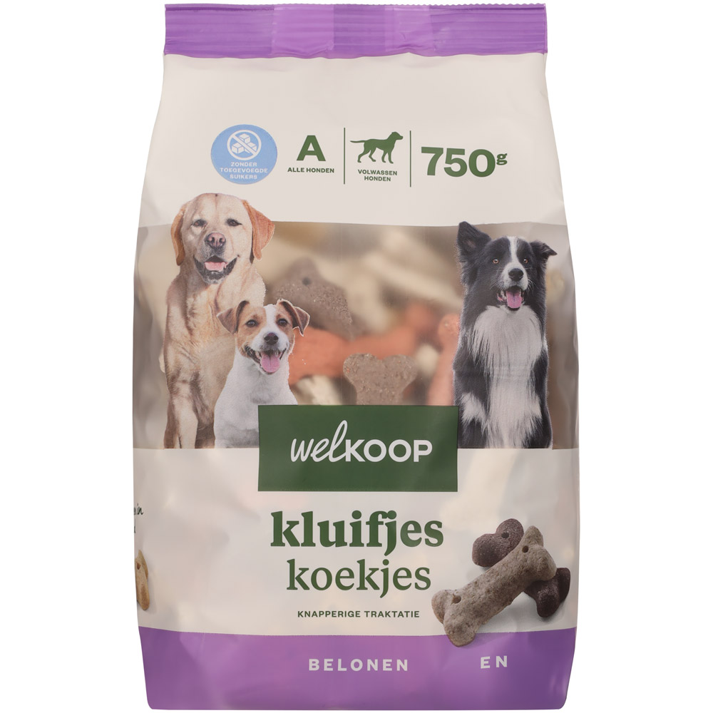 Welkoop Kluifjes - Hondenkoekjes - 750 Gram
