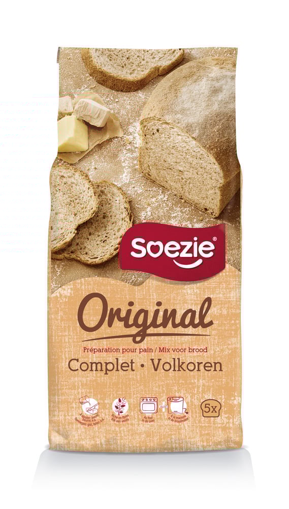 Soezie Original Volkorenbrood - Broodmeel - 2.5 Kilogram
