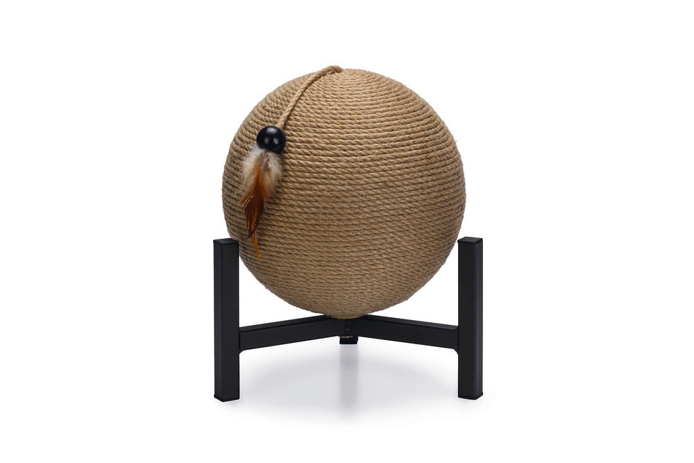 Designed by Lotte Tyra - Krabbol - Bruin - 32x27x29 cm