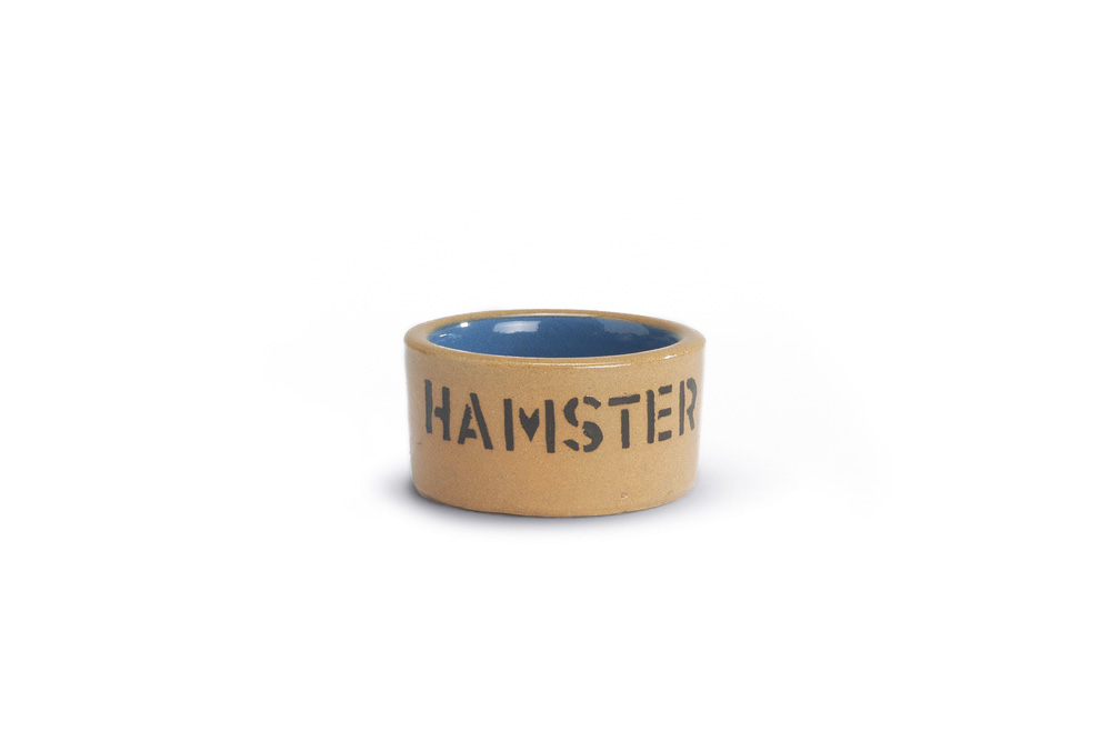 Beeztees Voer- of drinkbak Hamster - Blauw Beige - 4x8x8 cm