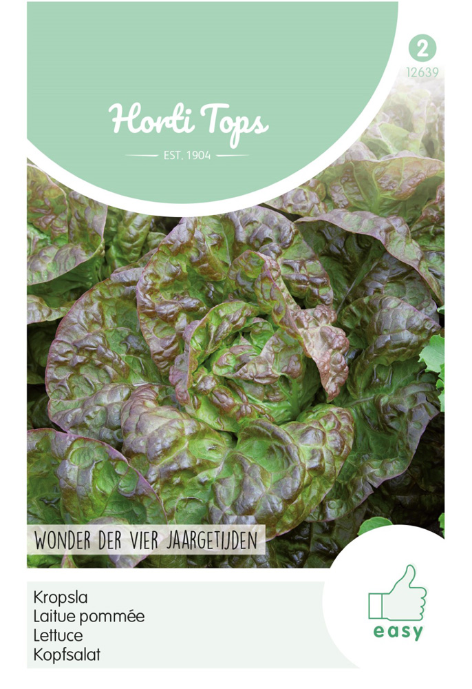 Hortitops Kropsla Lactuca sativa Wonder Van Vier Jaargetijden - Groentezaden