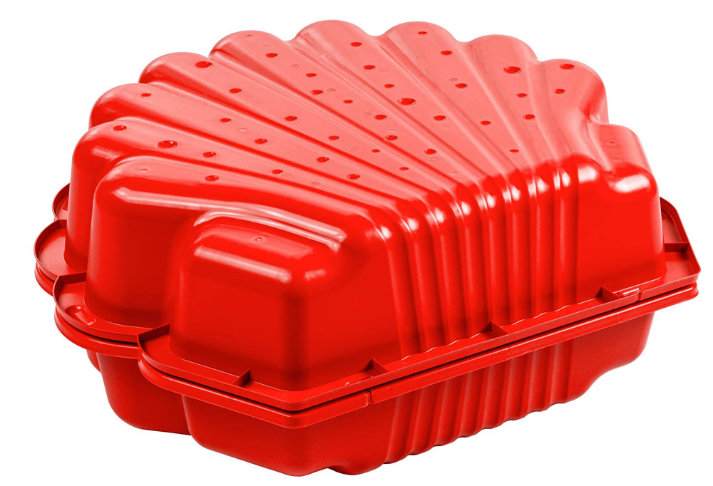 Swing King Schelp - Zandbak - 2.2 Kilogram - Rood - Kunststof