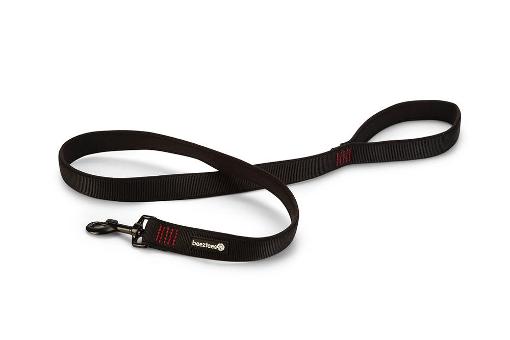 Beeztees Premium Parinca - Hondenriem - zwart - 120 cm
