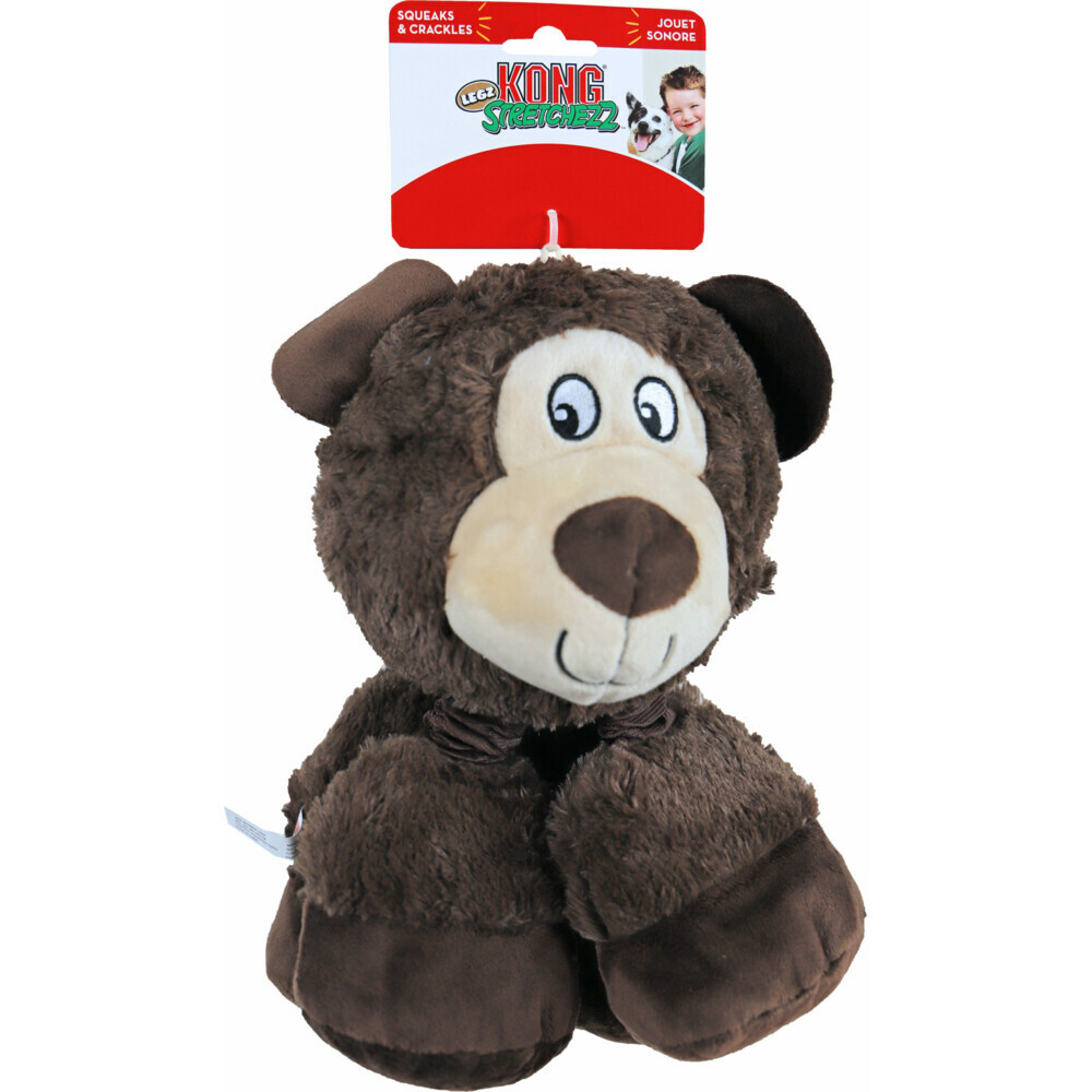 Kong Stretchezz Legz Beer - Pluche Knuffel - Hondenspeelgoed - L