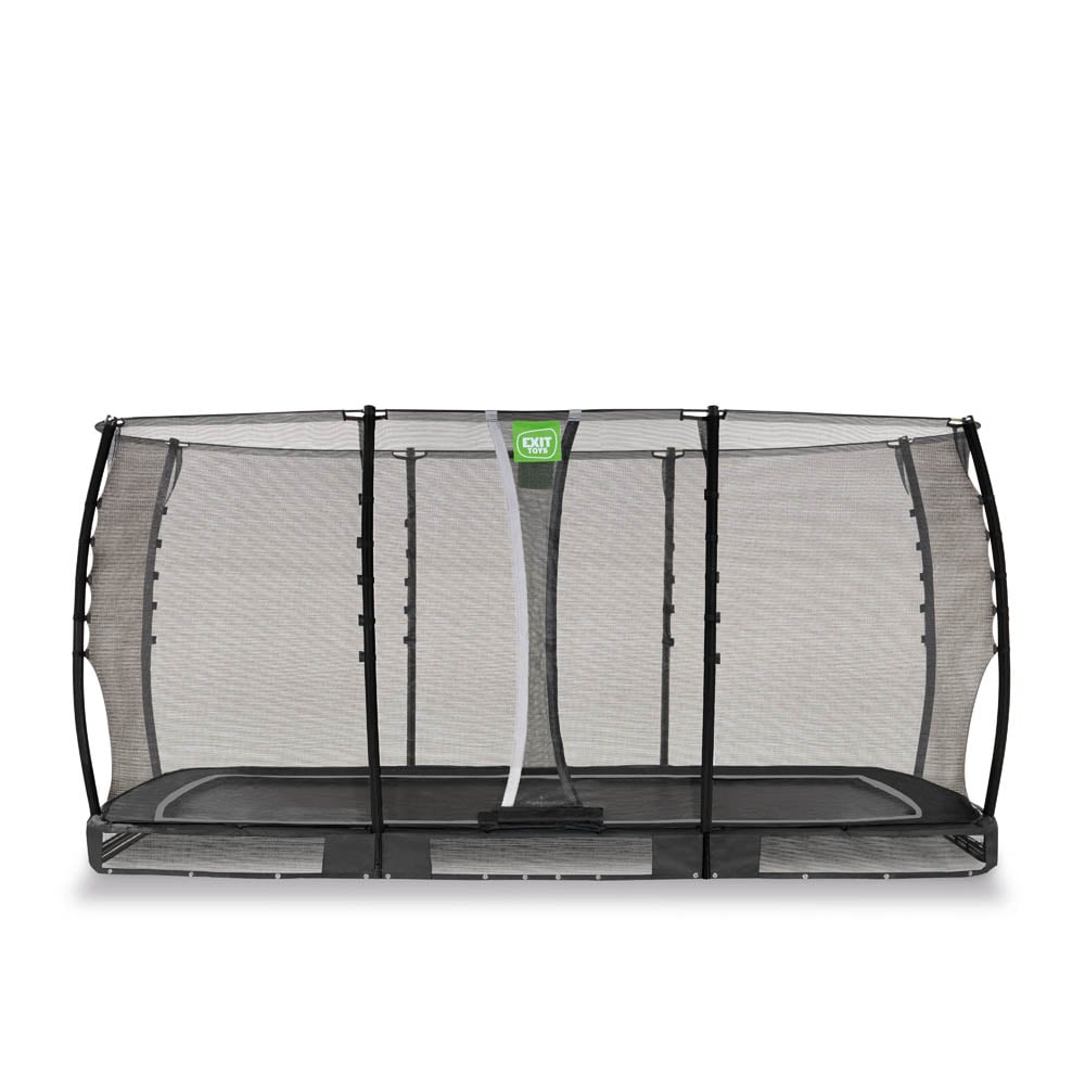 Exit Allure Classic - Inground trampoline - Zwart - 200x437x266 cm