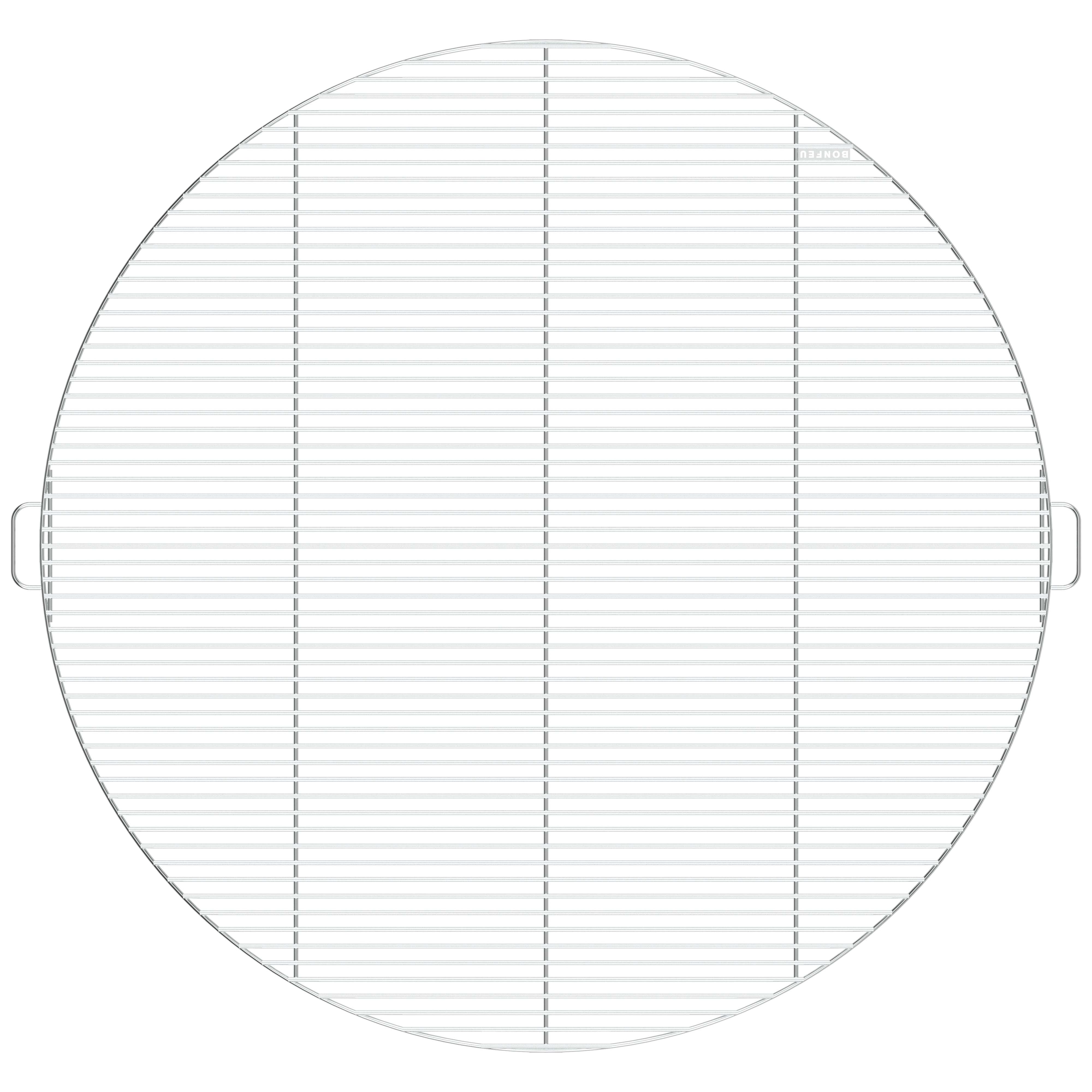 BonFeu - Grillrooster - Rond - Staal - 120 cm - Extra large