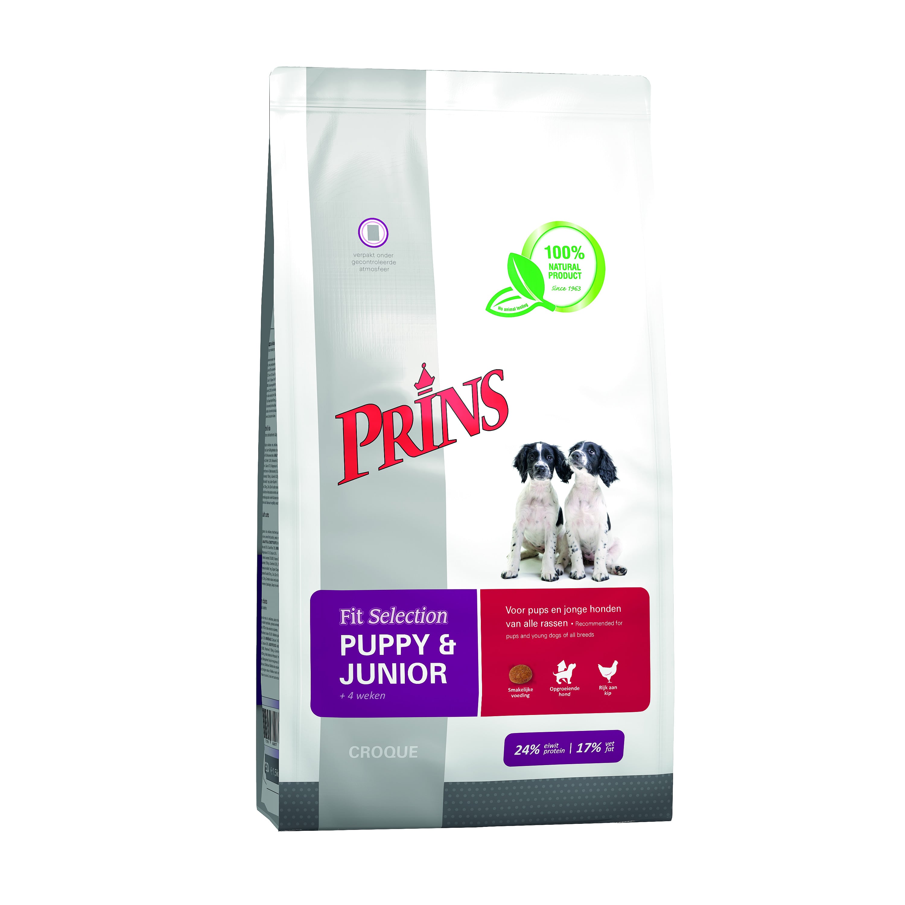 Prins Fit Selection Puppy & Junior - Hondenvoer - 10 Kilogram - gevogelte Prins Fit Selection Puppy & Junior - Hondenvoer - 10 Kilogram - gevogelte