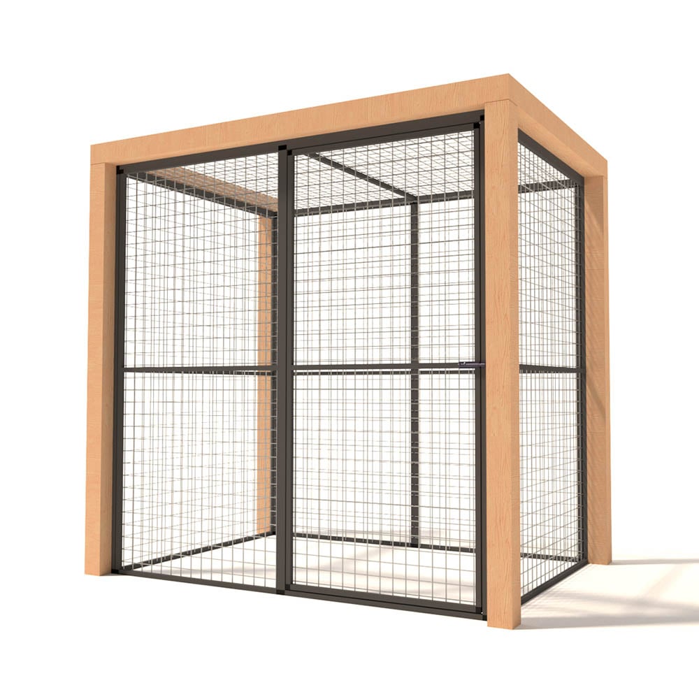Glorenza Olivia - Kattenren - Antraciet - 187x135x194 cm