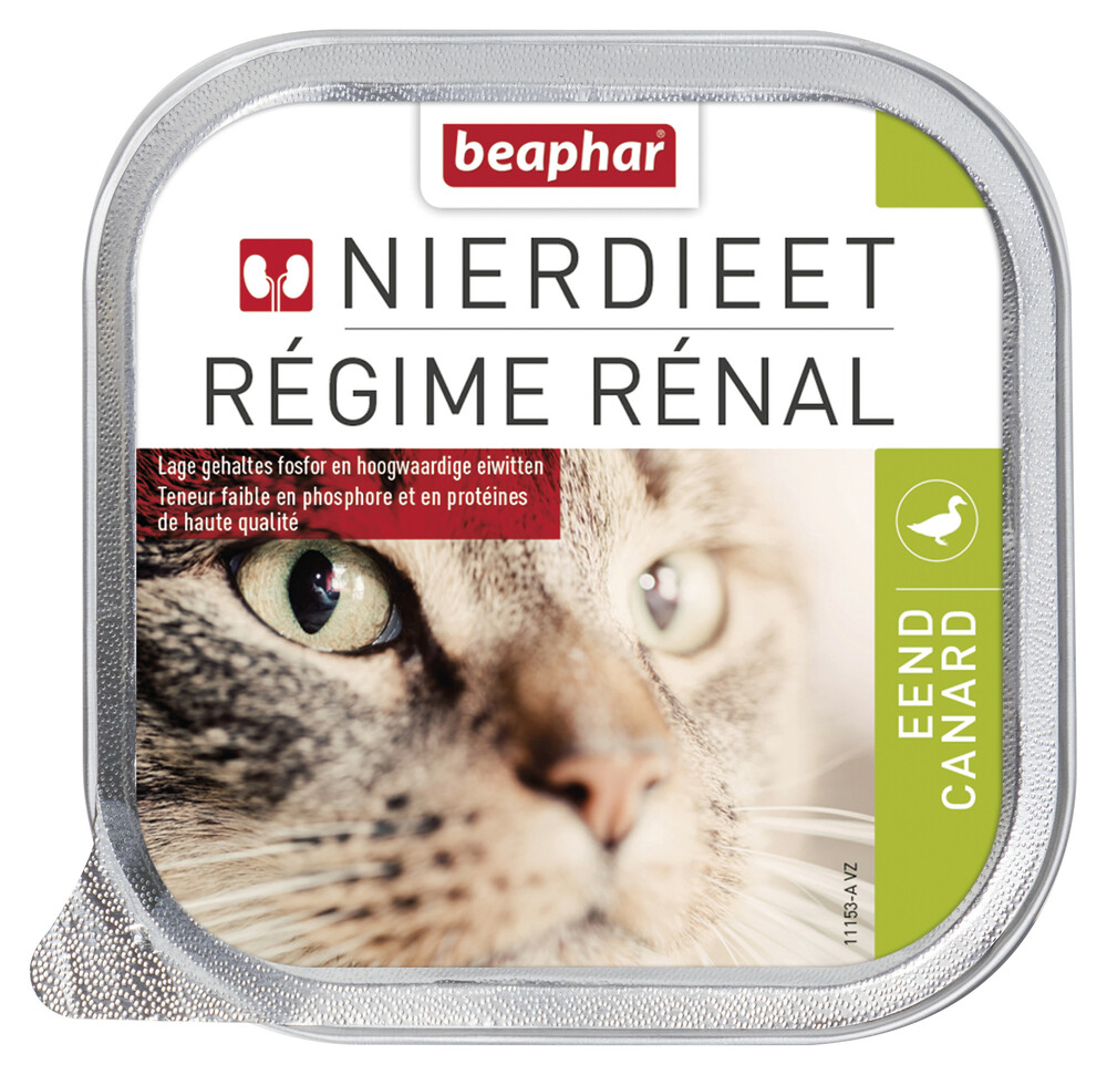 Beaphar Nierdieet - Kattenvoer - 100 Gram - eend