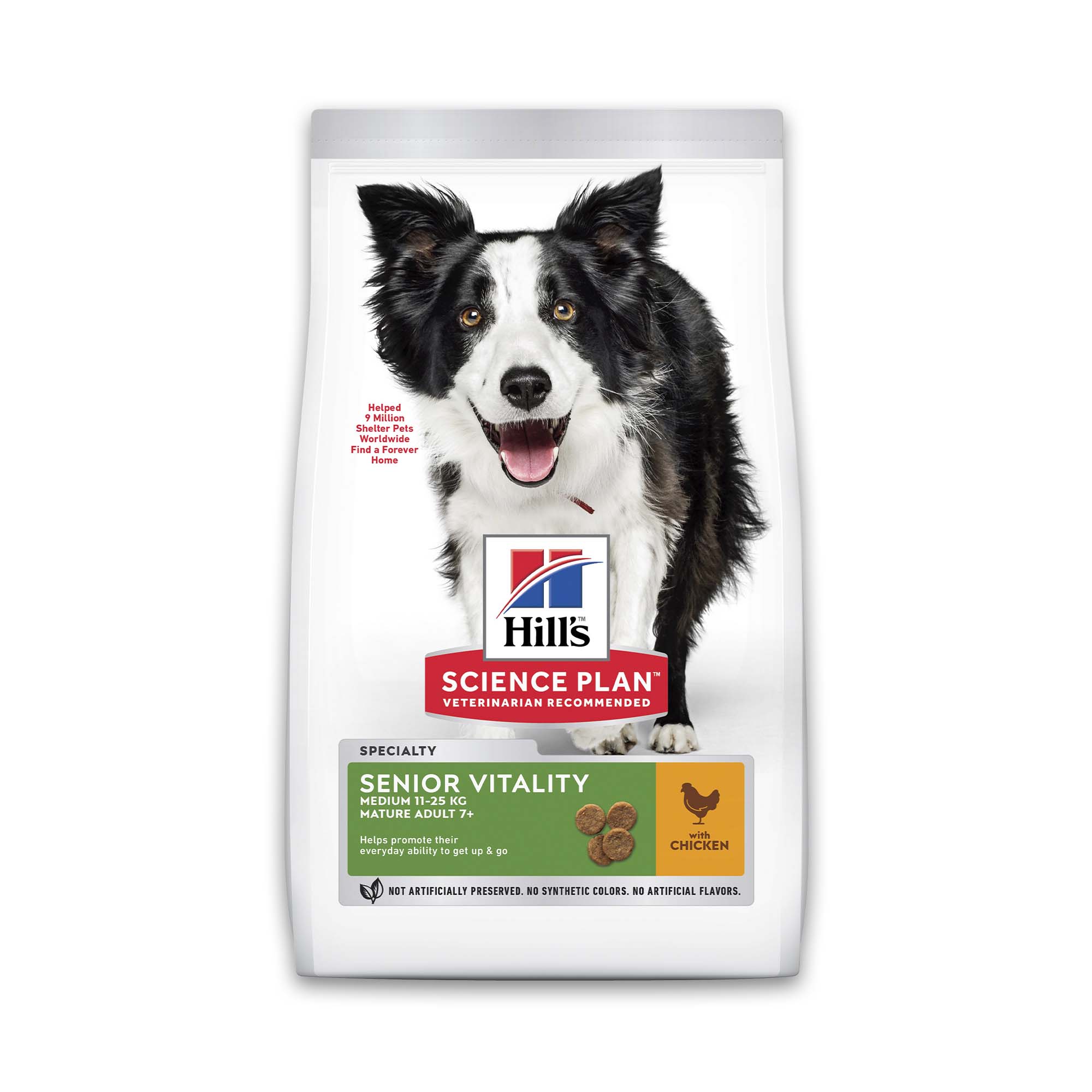 Hill's Science Plan Youthful Vitality Medium - Hondenvoer - 2.5 Kilogram - kip