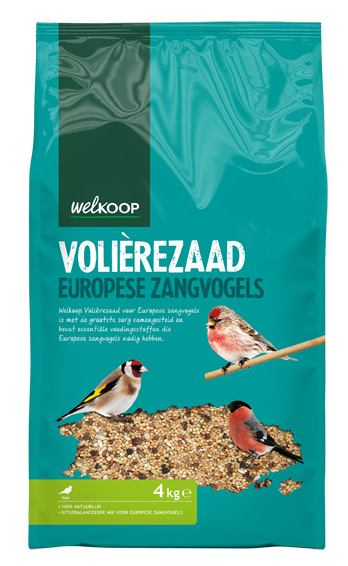 Welkoop Volièrezaad - Europese zangvogels - Vogelvoer - 4 Kilogram