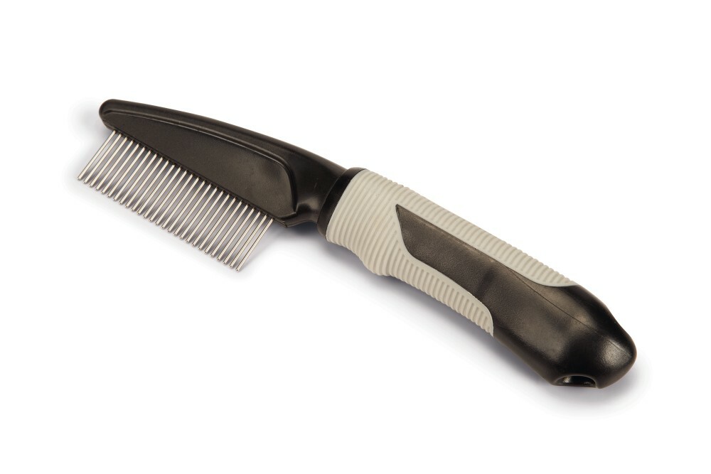 Beeztees - Verzorgingskam - Kat - Zwart Grijs