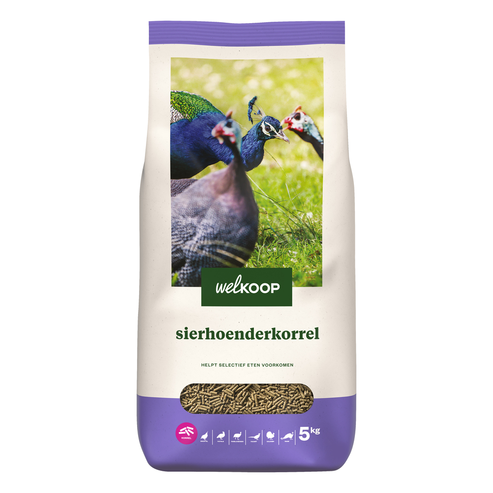 Welkoop Sierhoenderkorrel - Sierhoendervoer - 5 Kilogram