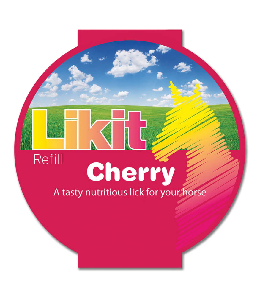 LIKIT Kers Liksteen - Paardensnoepjes - 650 Gram - Kers
