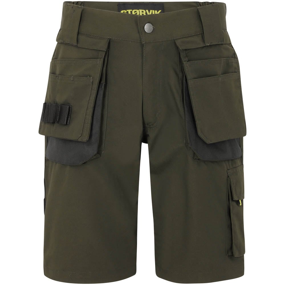 Störvik Job - Werkbermuda - Olijfgroen - 2XL