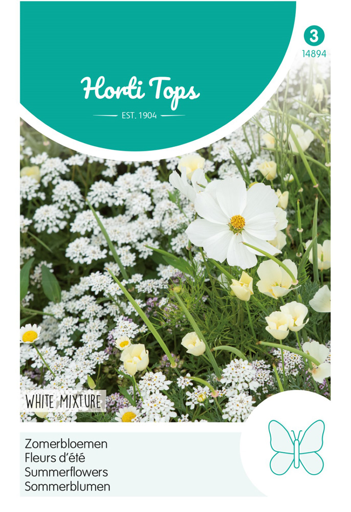 Hortitops Zomerbloemen Wit - Bloemzaden