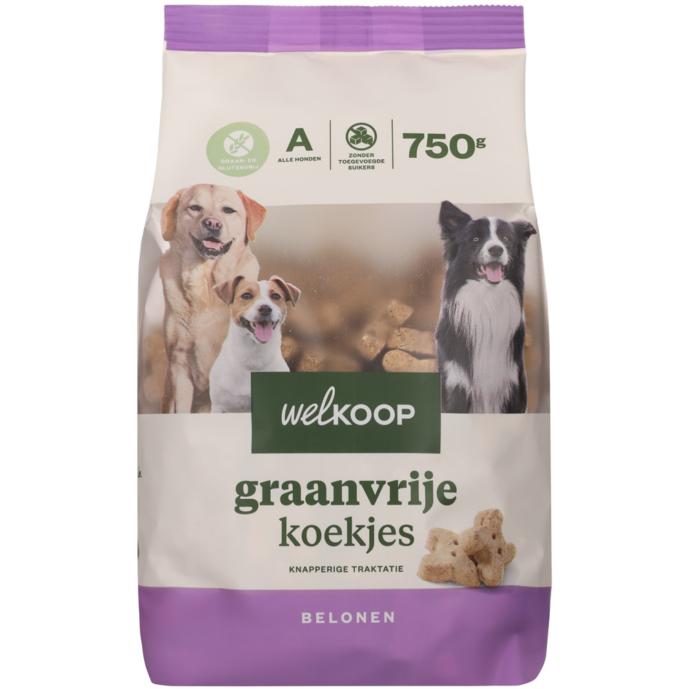 Welkoop Graanvrije - Hondenkoekjes - 750 Gram