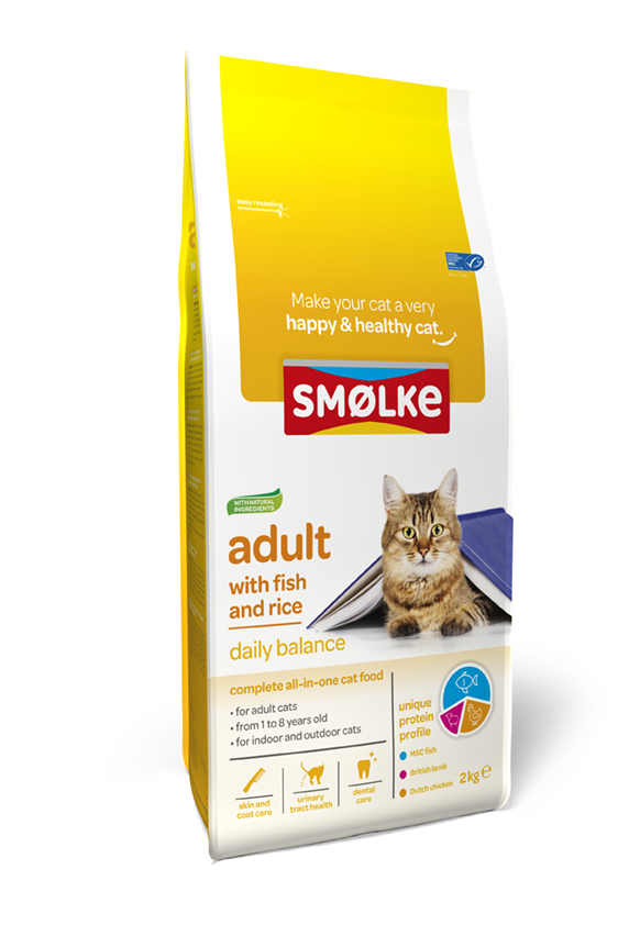 Smölke Adult - Kattenvoer - 2 Kilogram - vis Smölke Adult - Kattenvoer - 2 Kilogram - vis
