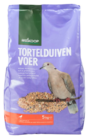 Welkoop Tortelduivenvoer - 5 Kilogram Welkoop Tortelduivenvoer - 5 Kilogram