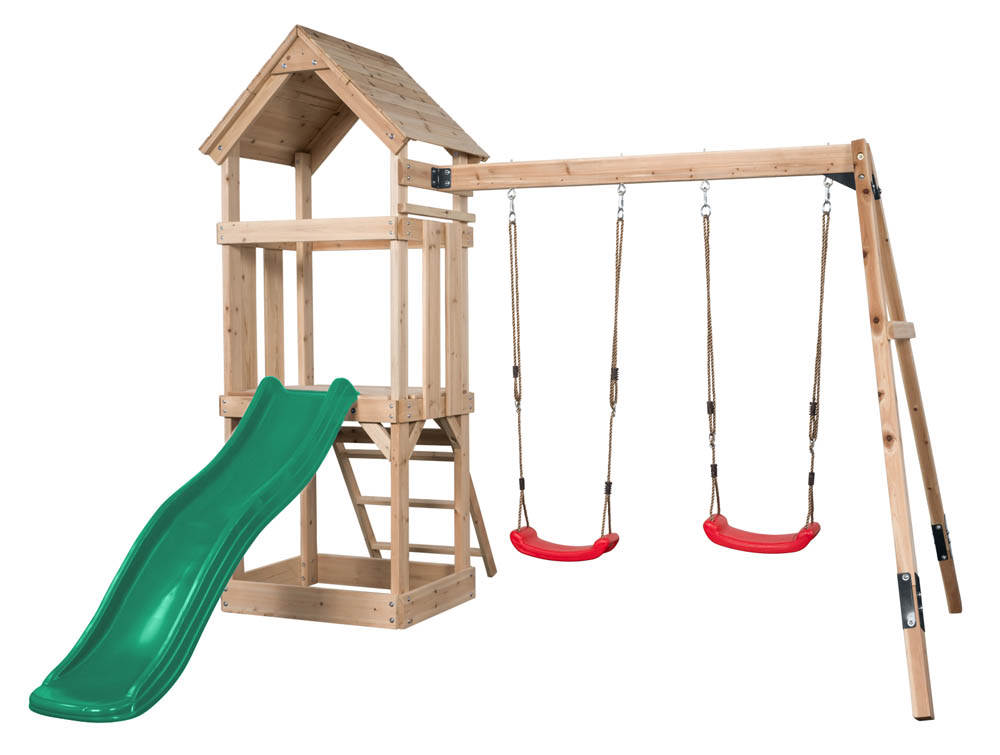 Swing King Noa - Speeltoestel - 34 Kilogram - Groen - Hout