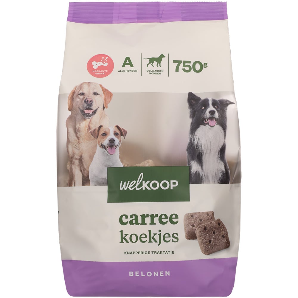 Welkoop Carree - Hondenkoekjes - 750 Gram - lam & rijst