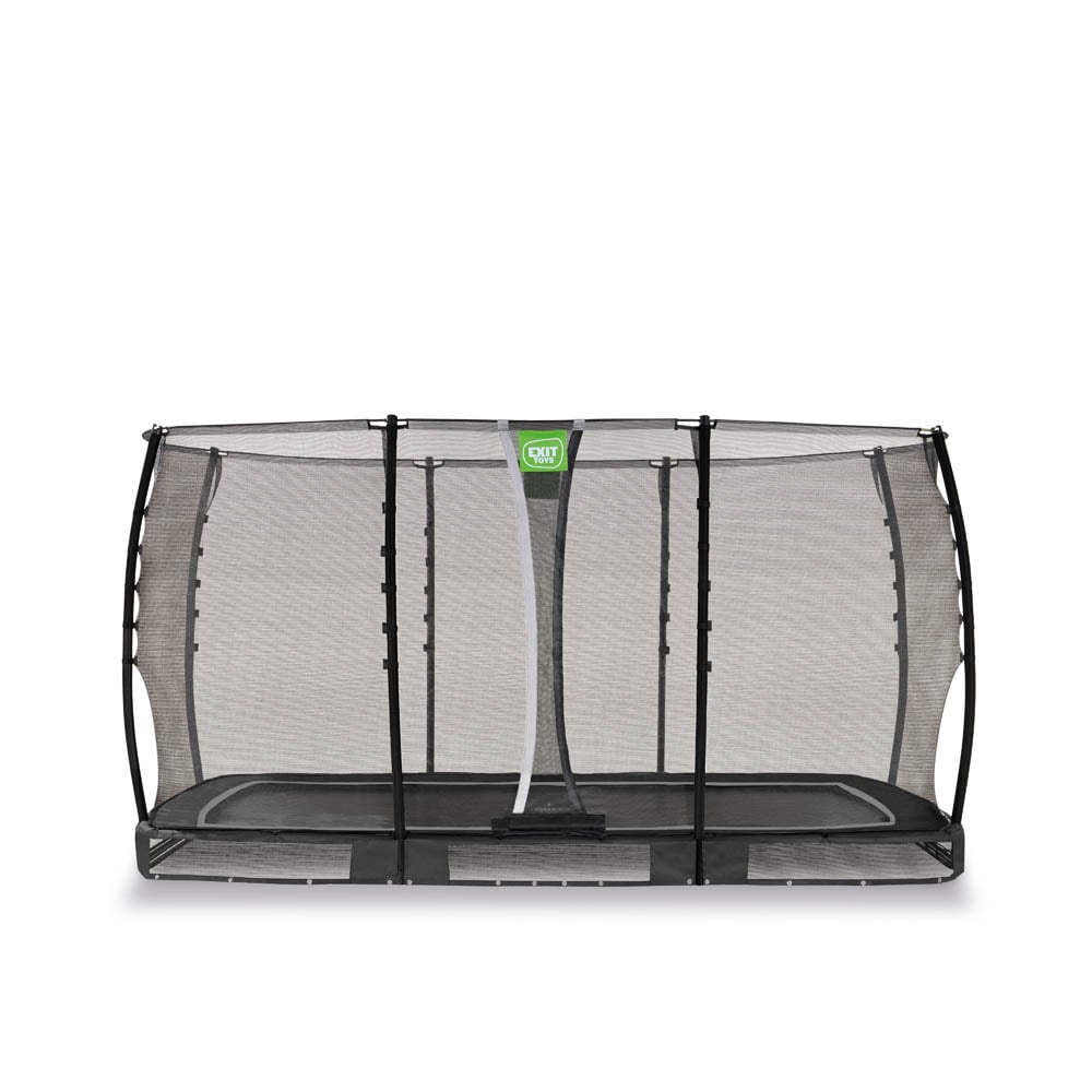 Exit Allure Classic - Inground trampoline - Zwart - 1x214x366 cm