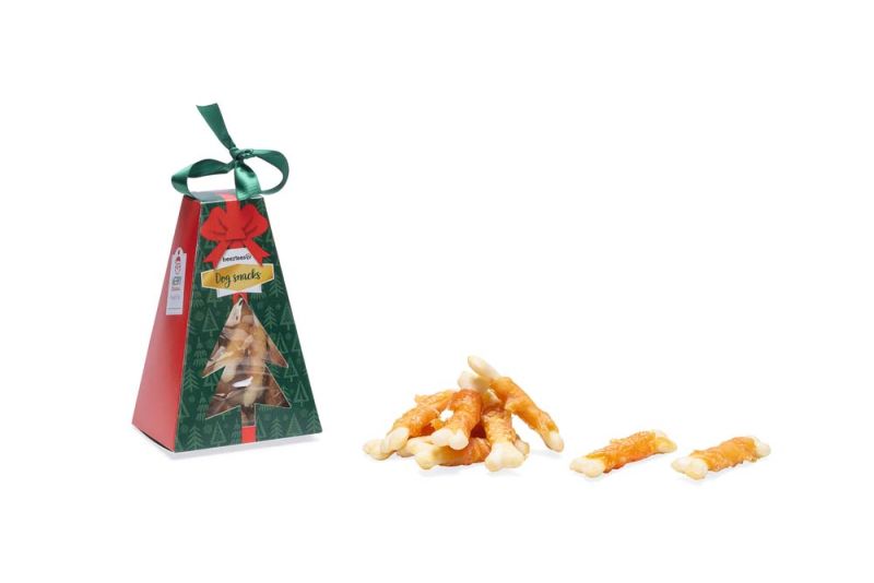 Beeztees Kerst party bones - Hondensnack - 150 Gram